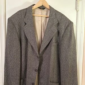 Men's wool cashmere blend blazer